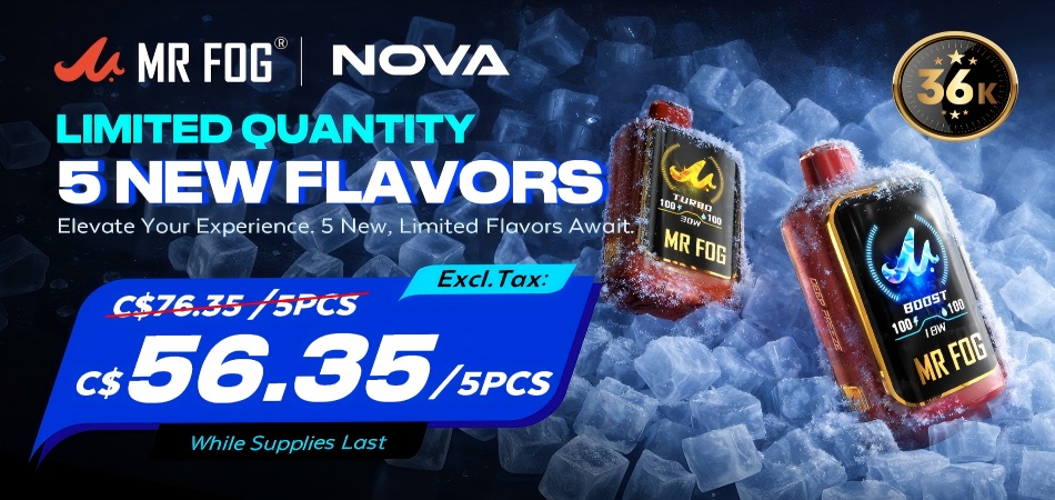 MR FOG NOVA 5 Limited Flavors Promo